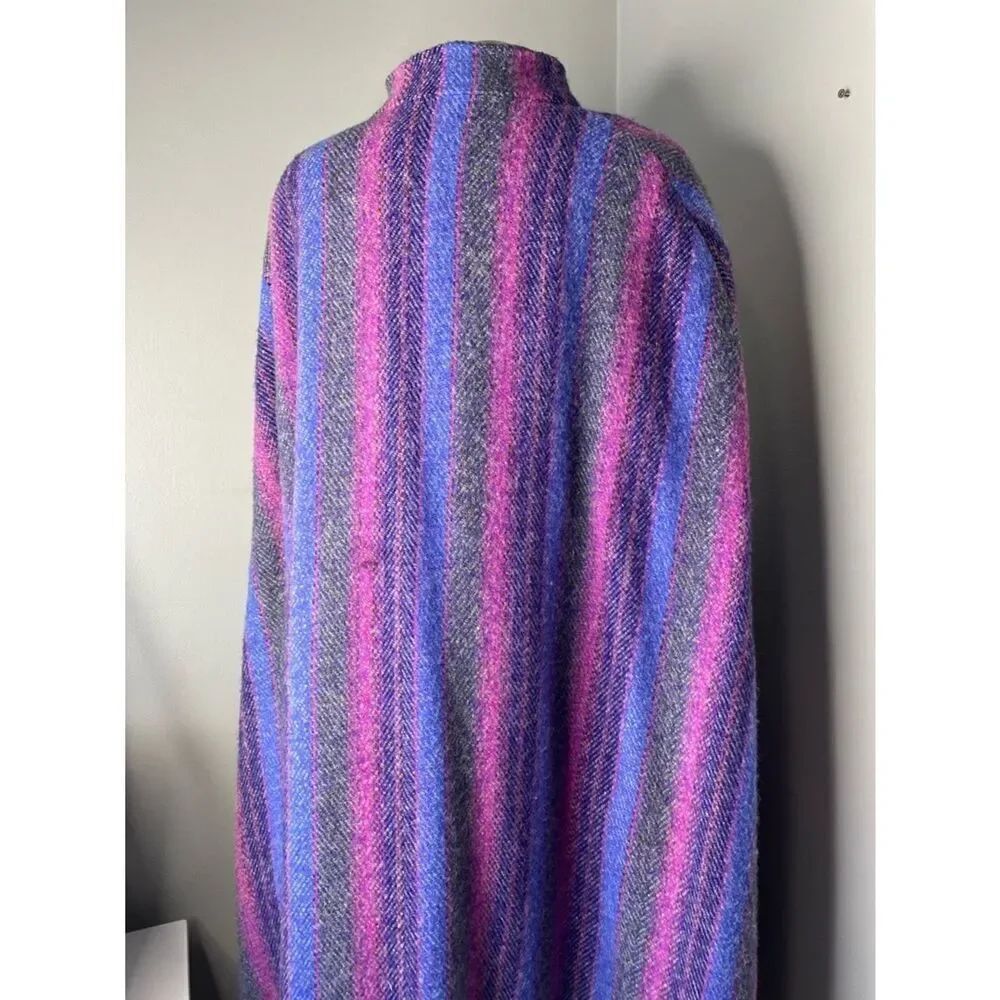 🛍️Jimmy Hourihan 1970s Irish Wool & Made in Ireland Cape/Coat RARE FIND Stunning - Picture 8 of 17
